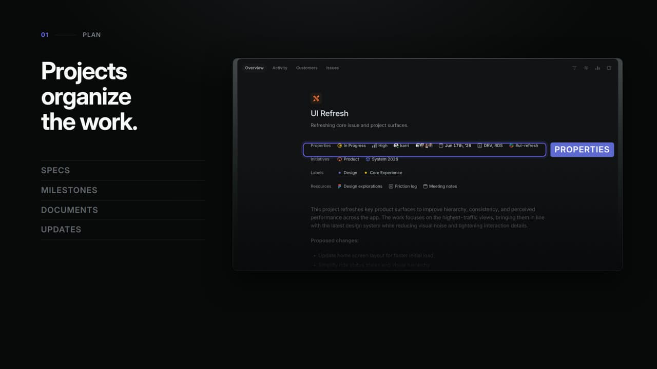 Linear — From plan to progress