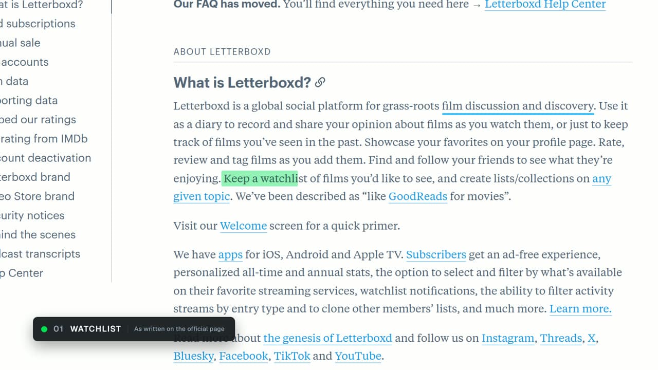 Letterboxd: What will you watch next?