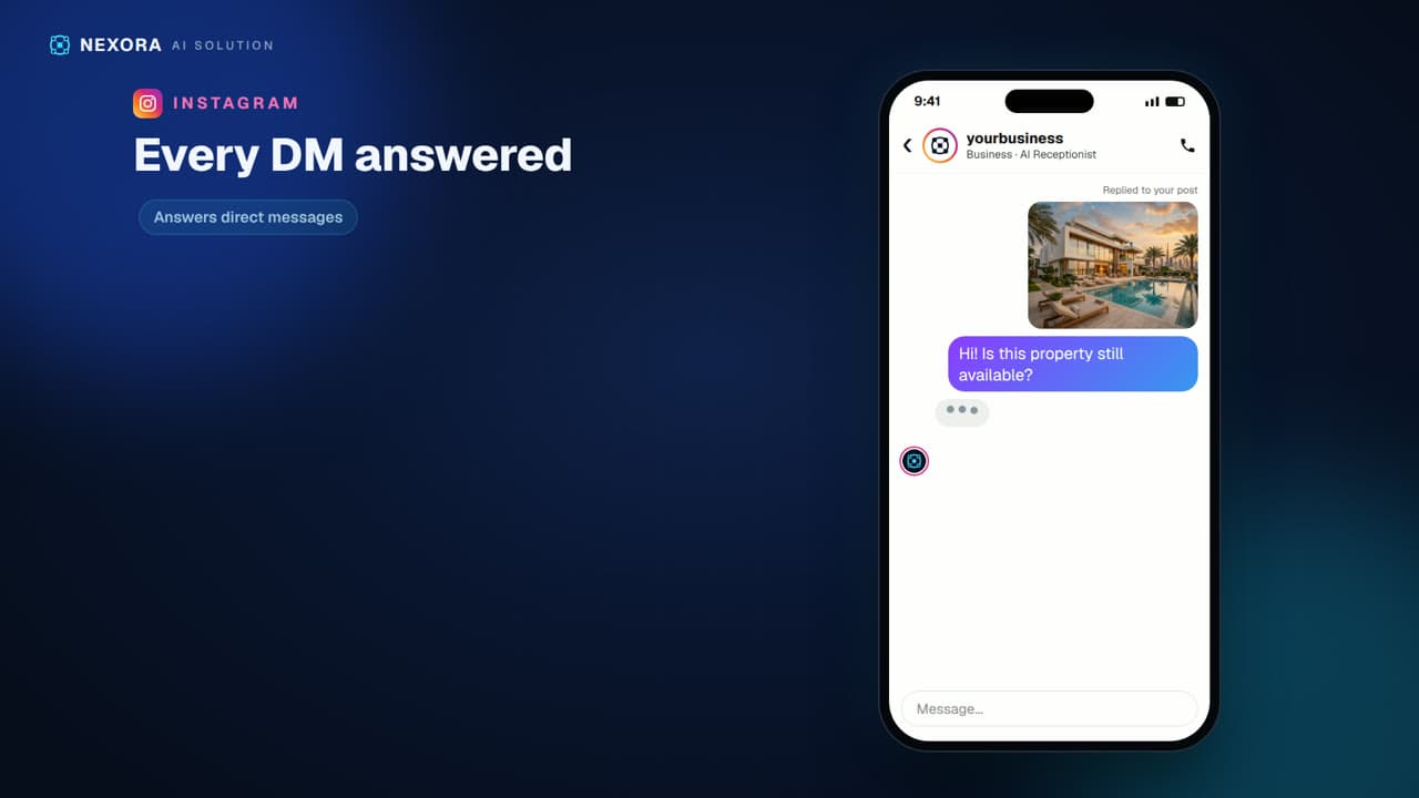 NEXORA AI SOLUTION — AI Receptionist