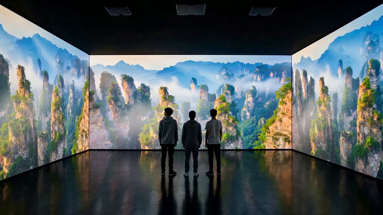 Salle immersive – l'image prend vie