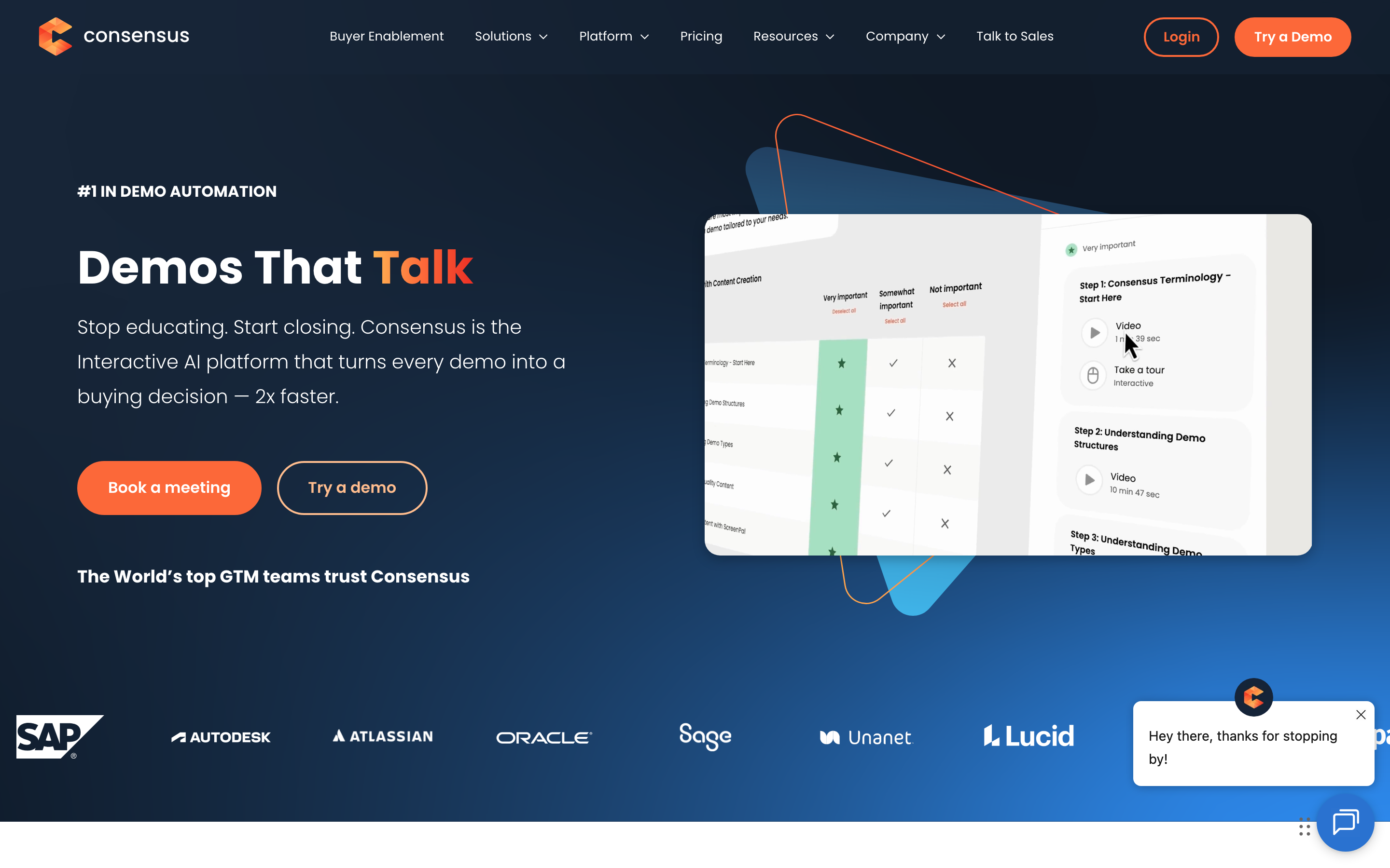 Consensus screenshot