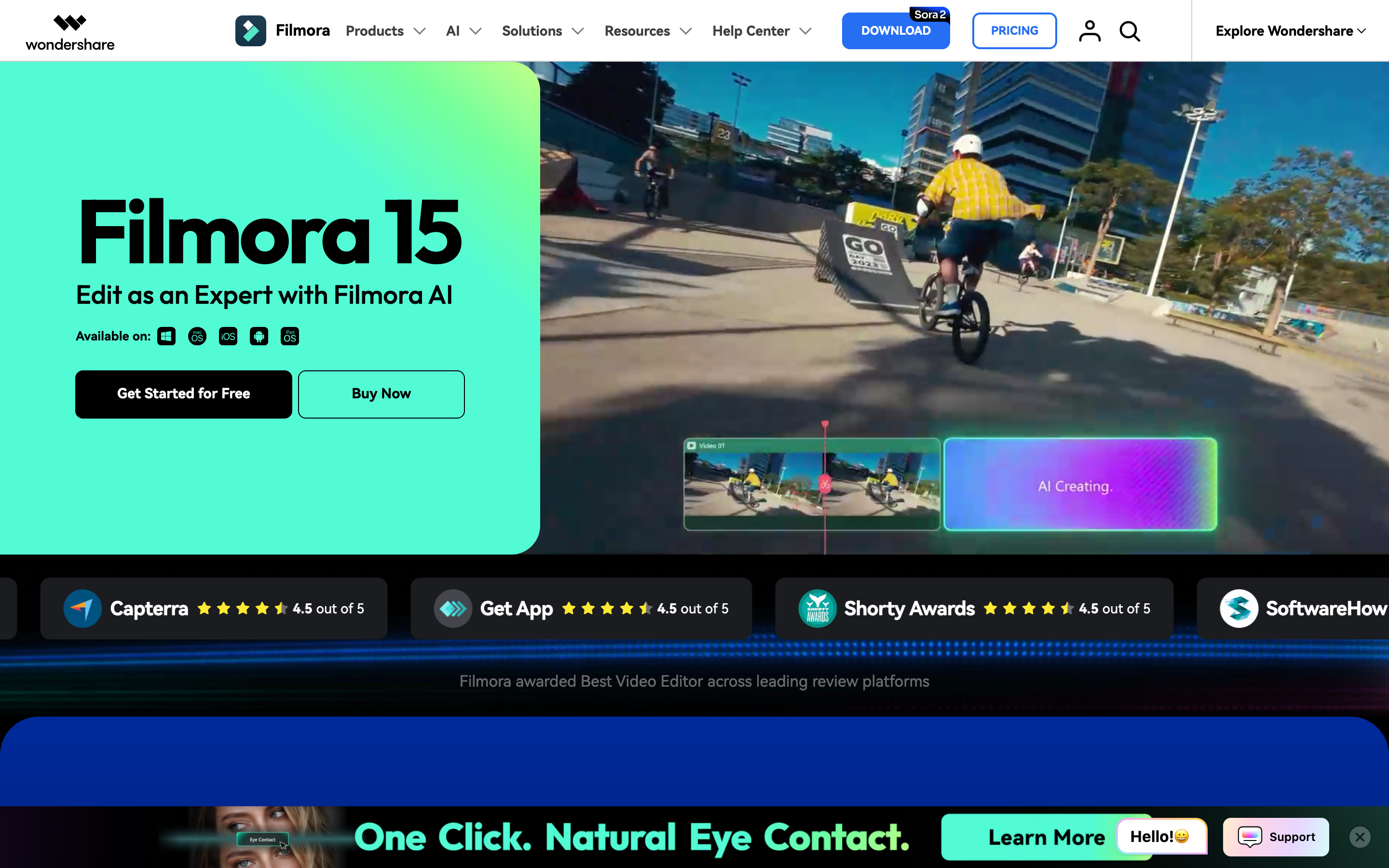 Filmora screenshot