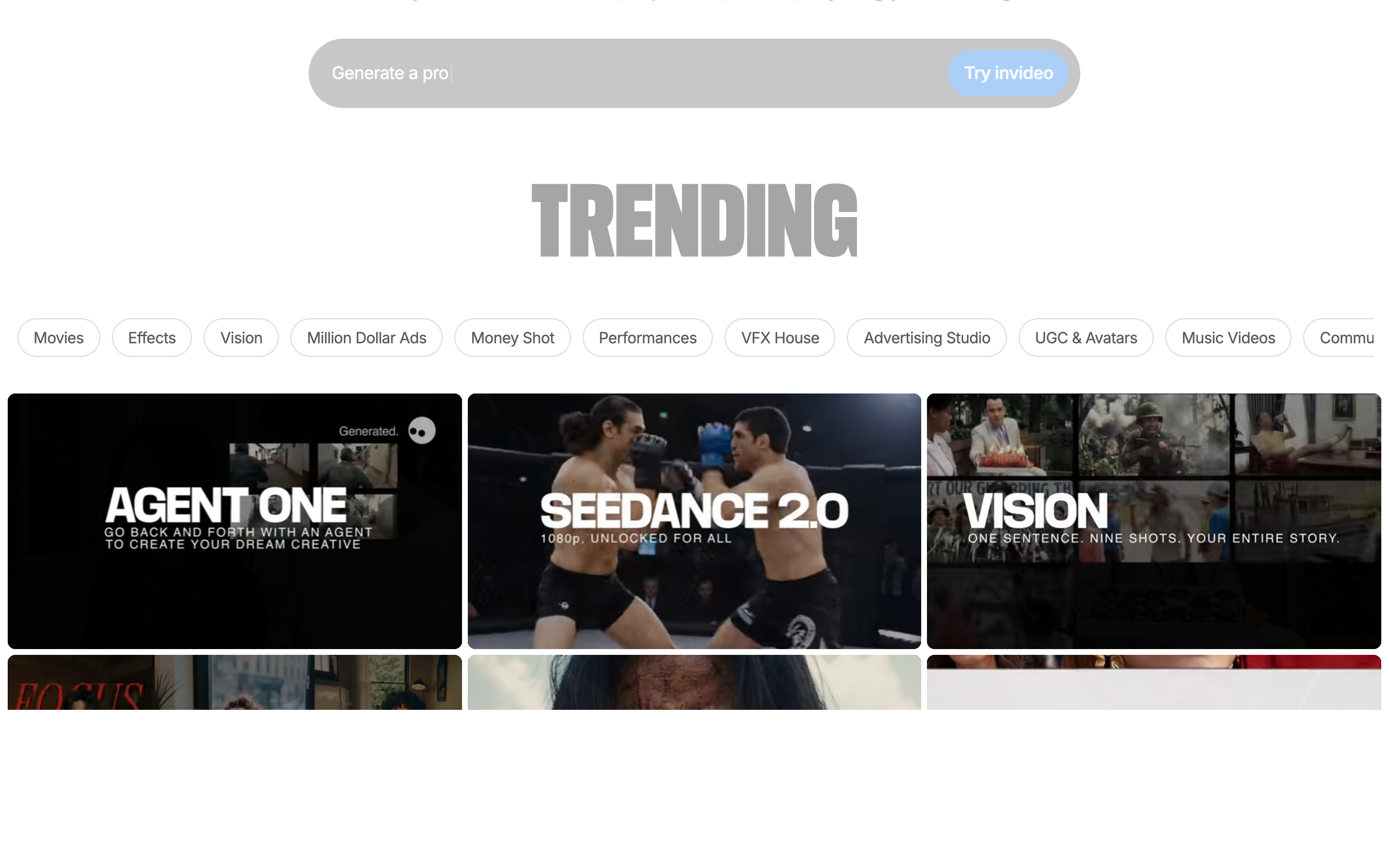 InVideo screenshot