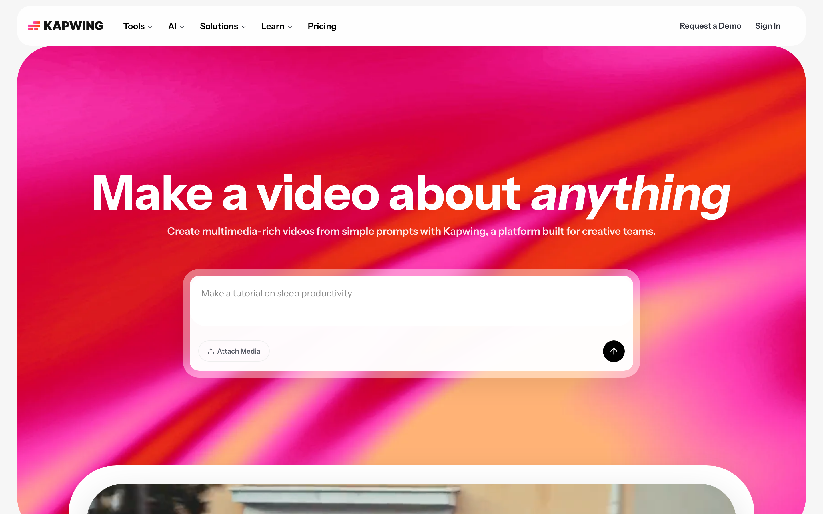 Kapwing screenshot
