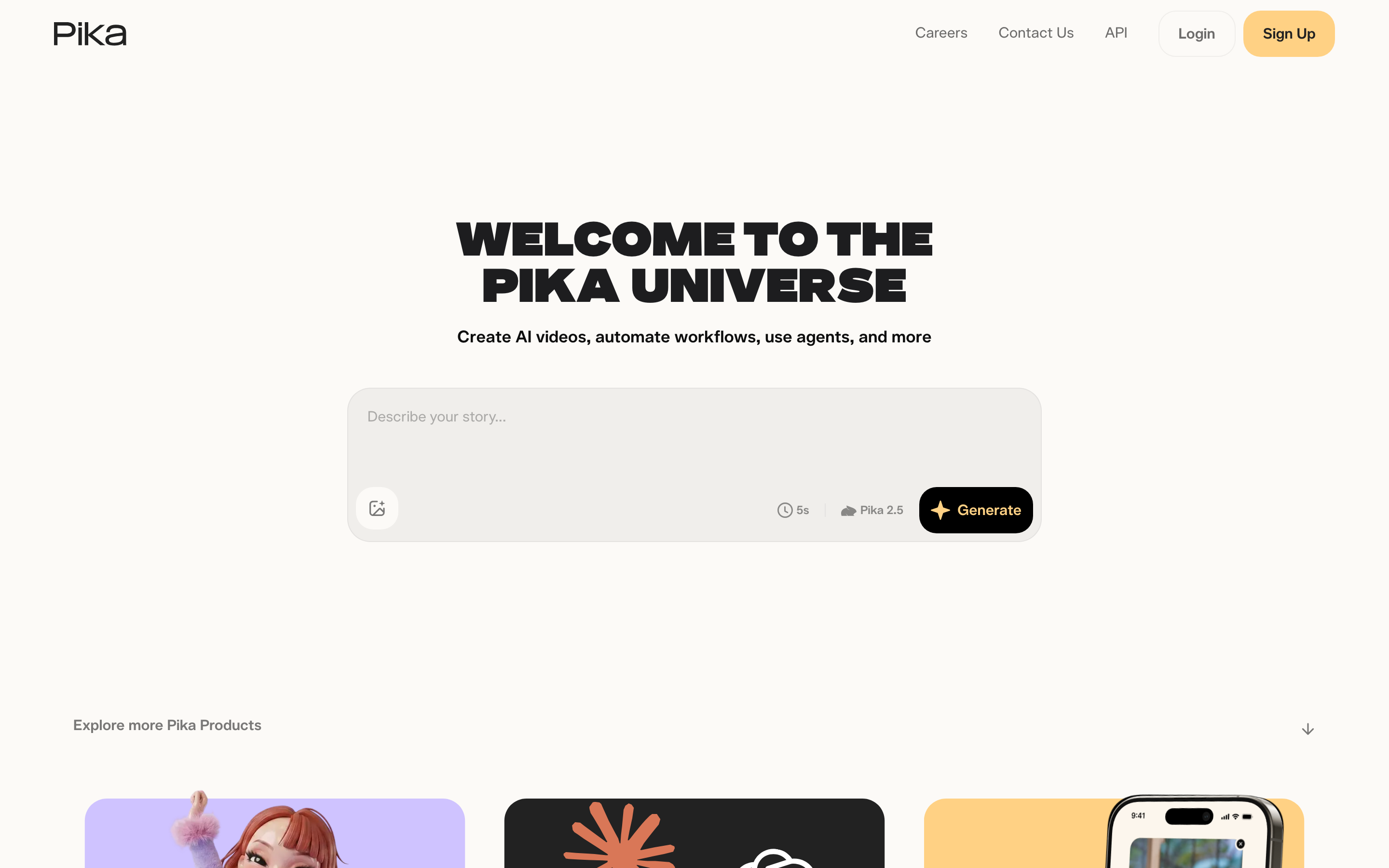 Pika screenshot