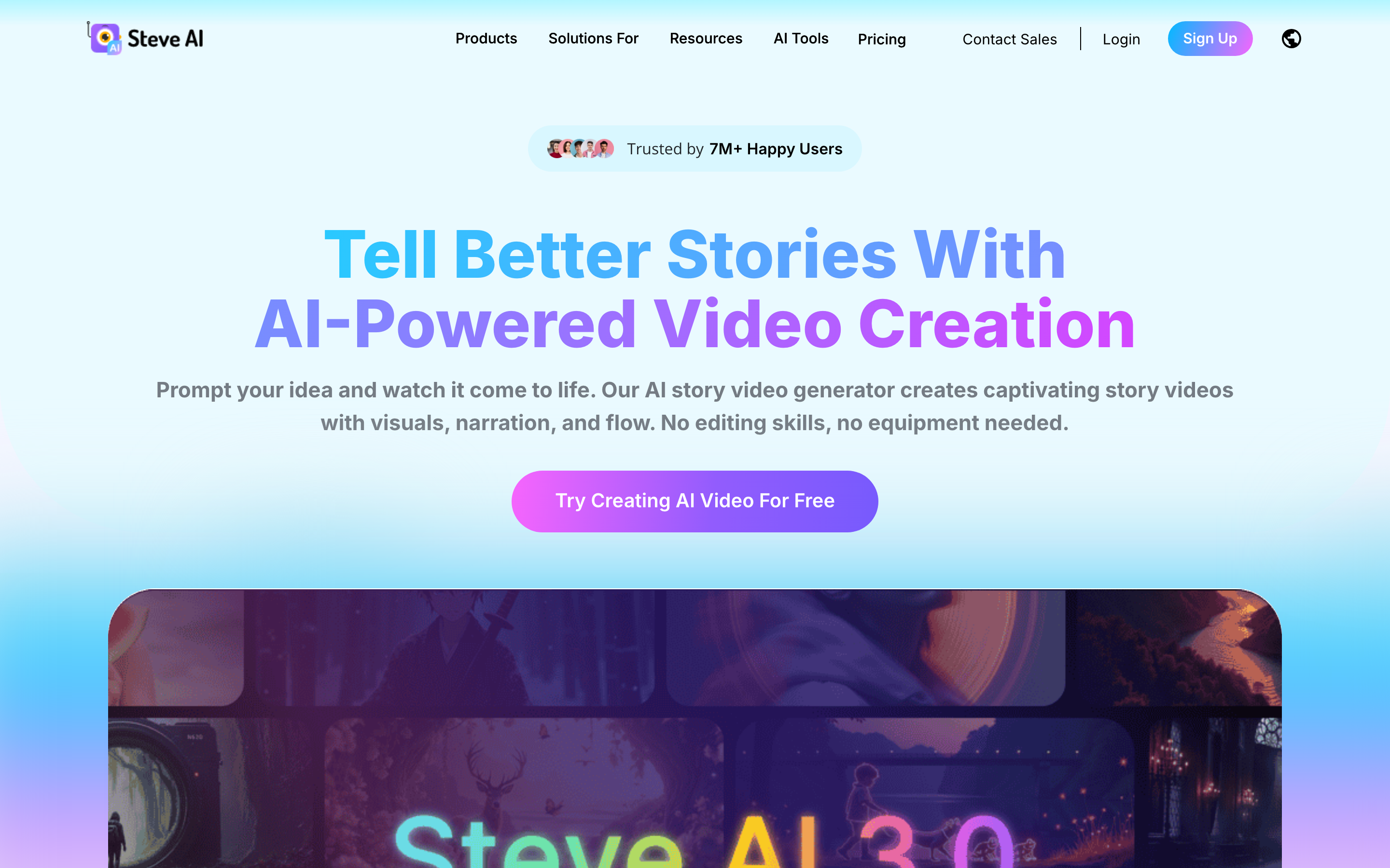 Steve AI screenshot