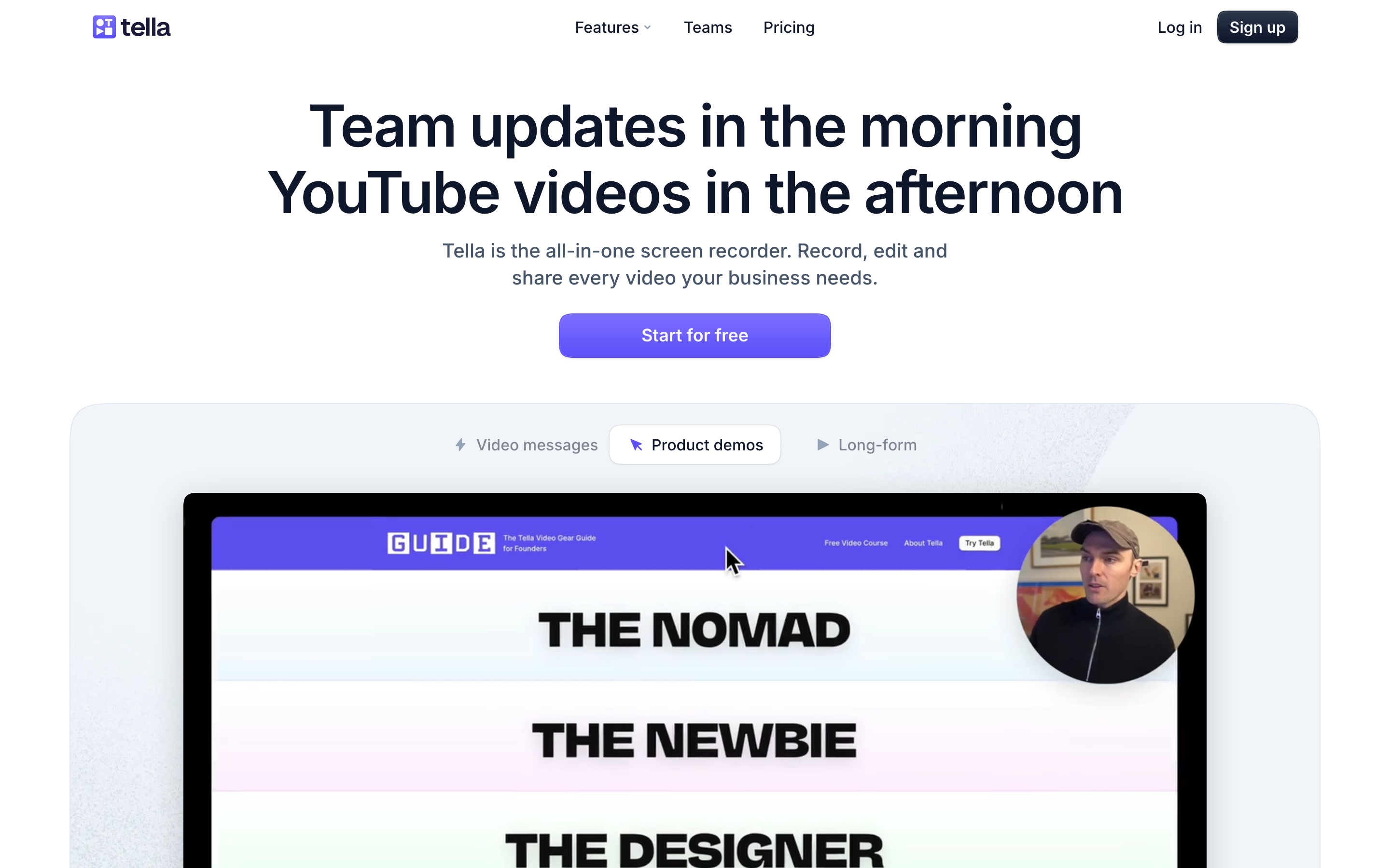Tella screenshot