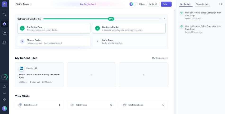 Scribe screenshot