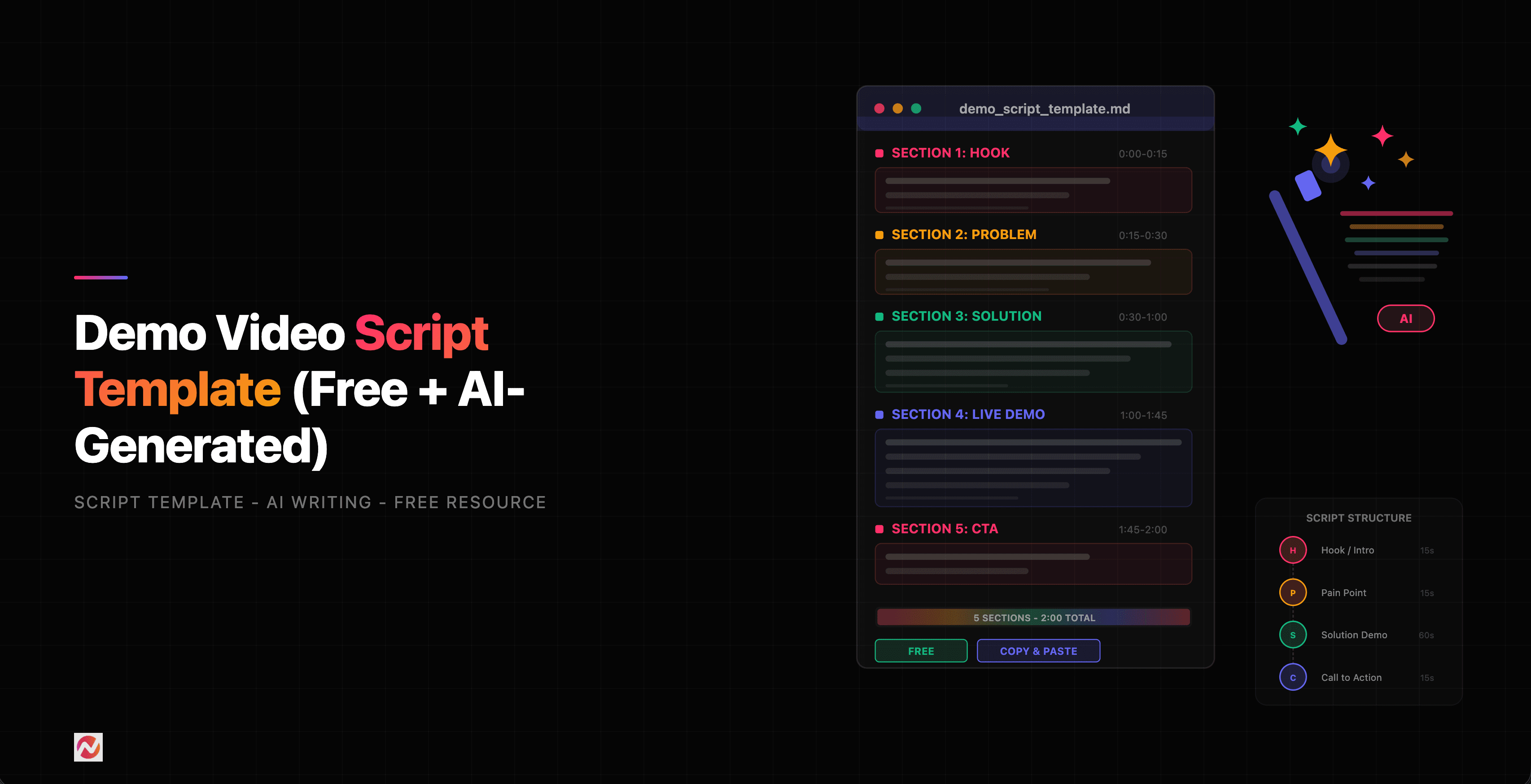 Demo Video Script Template + Free Templates | ngram.com