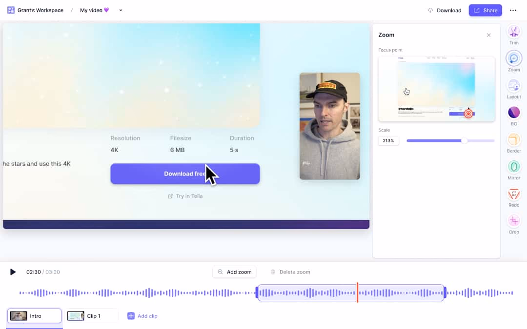 Tella screenshot
