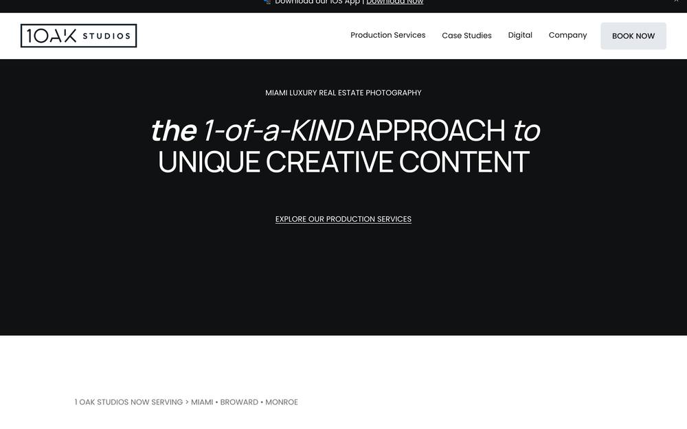 1 OAK Studios website preview