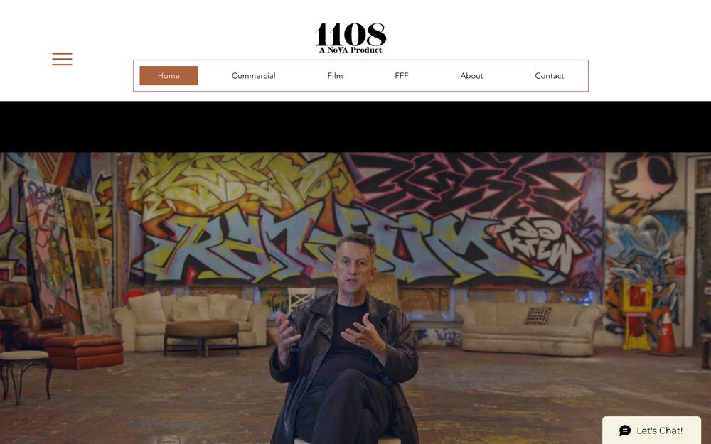 1108 Media website preview