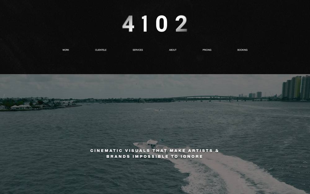 4102 Productions website preview