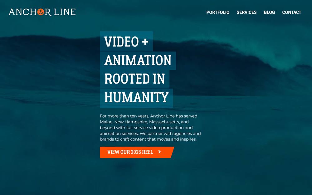 Anchor Line website preview