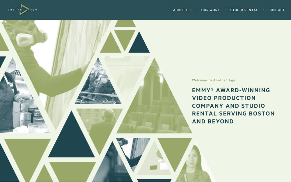 Another Age Productions website preview