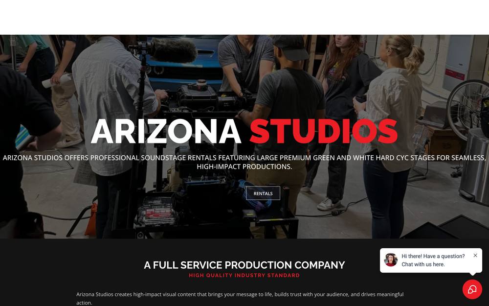 Arizona Studios website preview