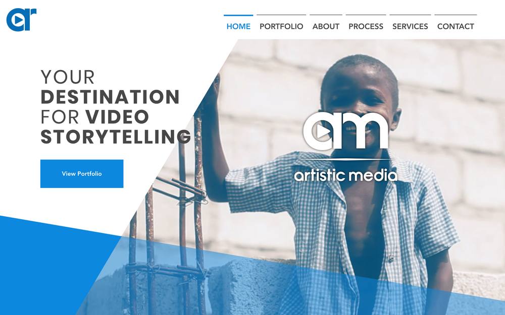 Artistic Media website preview