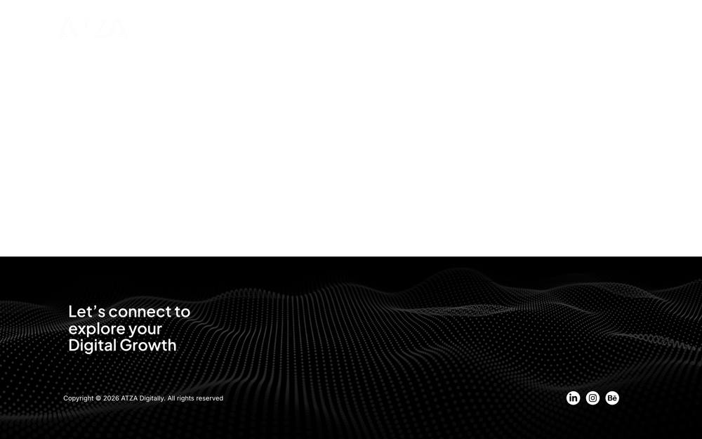 ATZA Digitally website preview