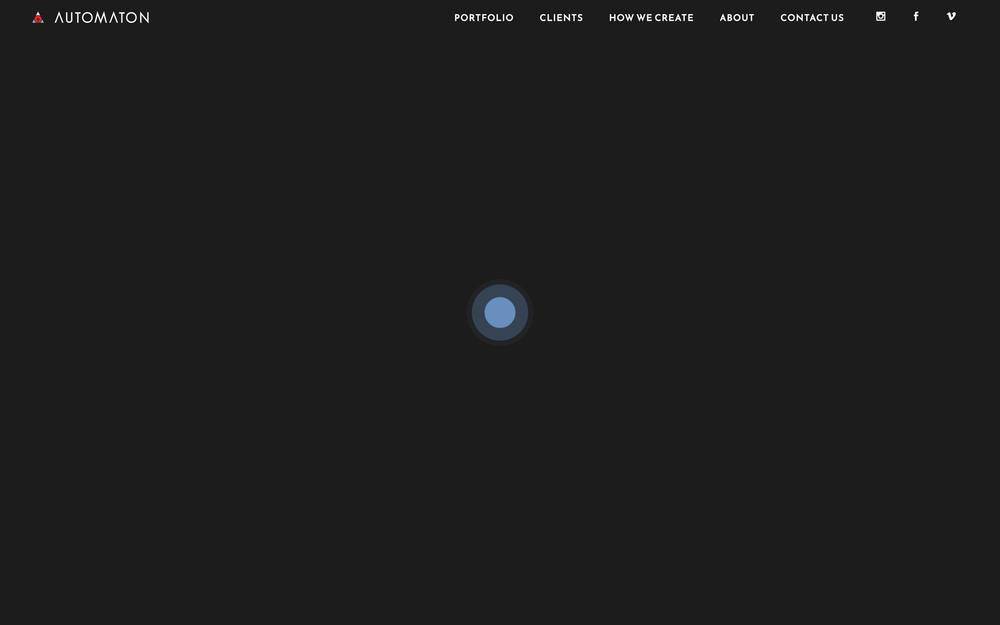 Automaton Creative Video Agency website preview