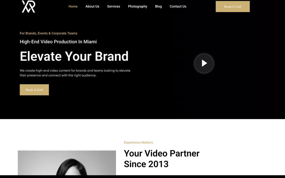 AVR Media Group website preview