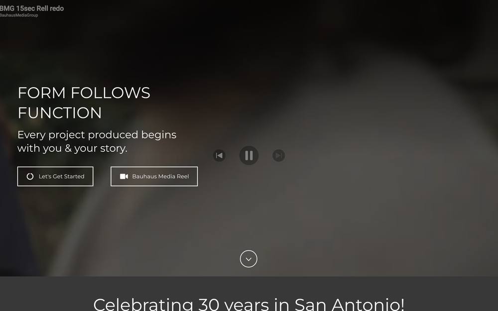 Bauhaus Media Group, Inc. website preview