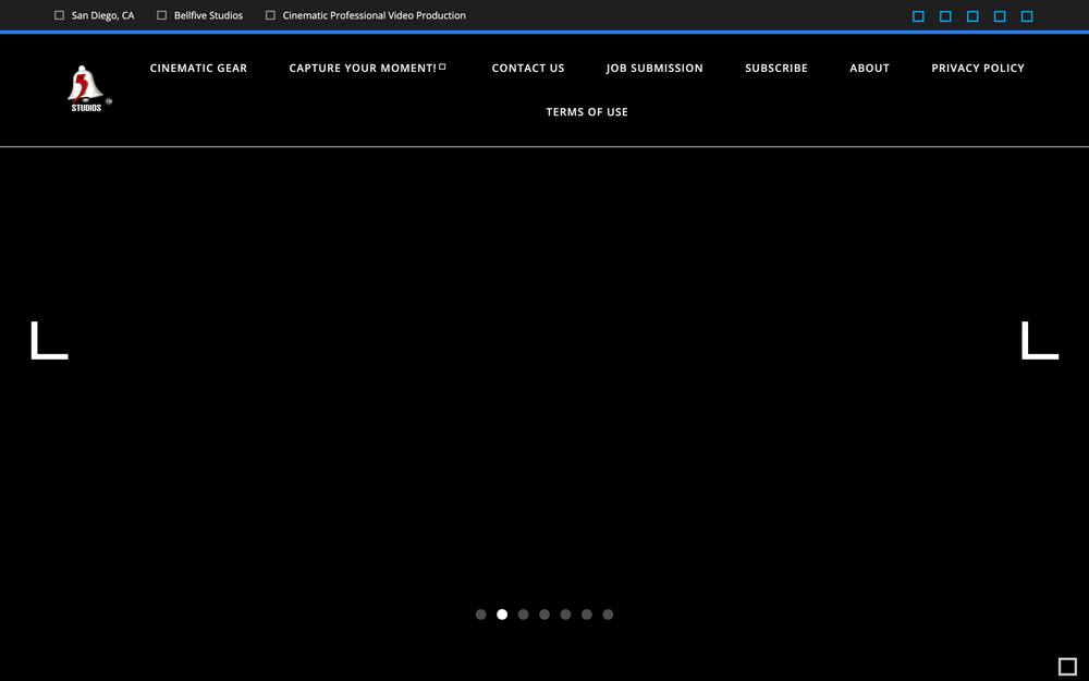 Bellfive Studios website preview