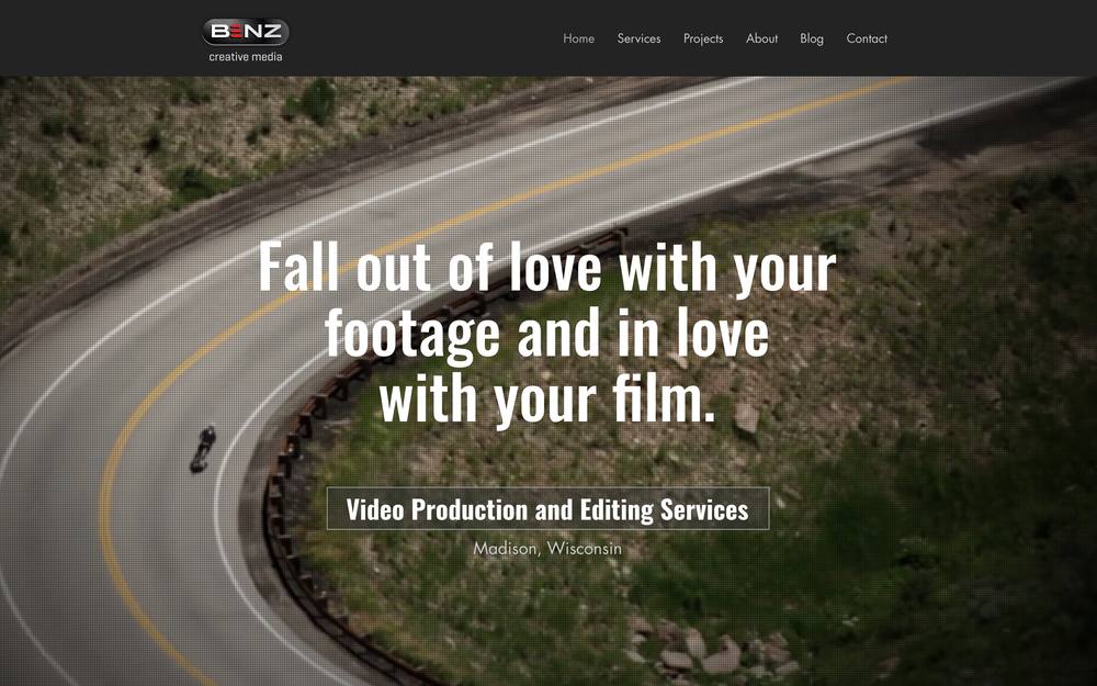 Benz Creative Media, LLC website preview