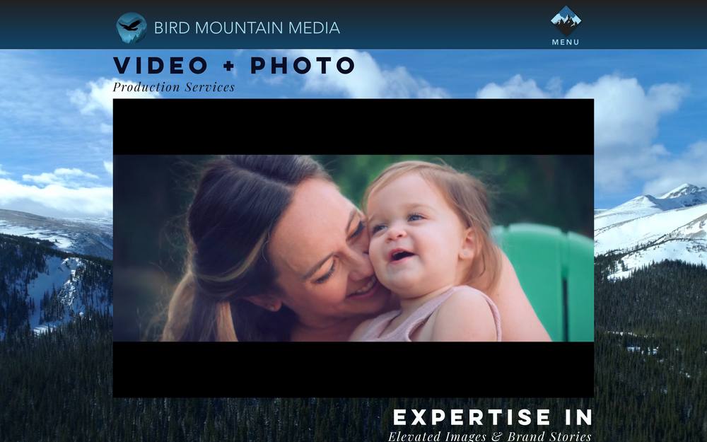 Bird Mountain Media website preview