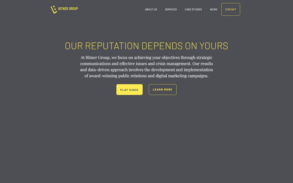 Bitner Group website preview