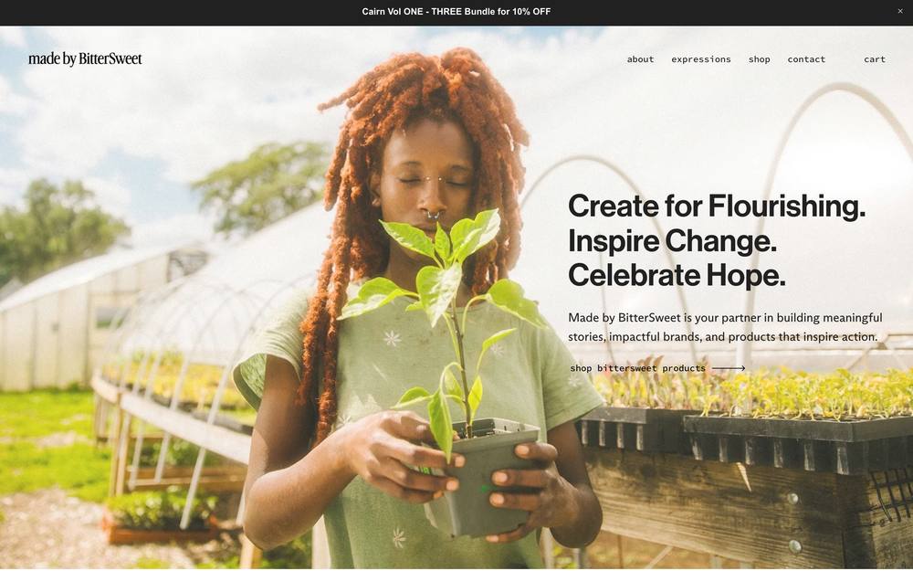 BitterSweet Creative website preview