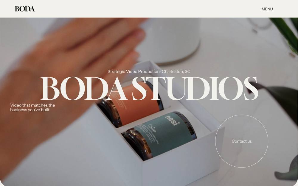 Boda Studios website preview