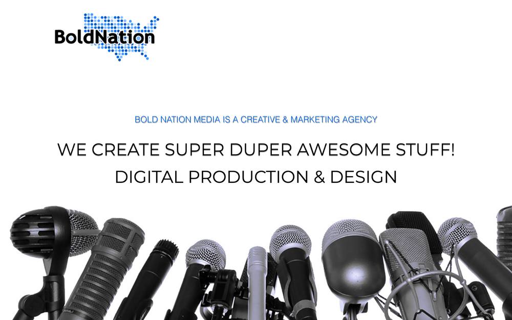Bold Nation Media Group website preview
