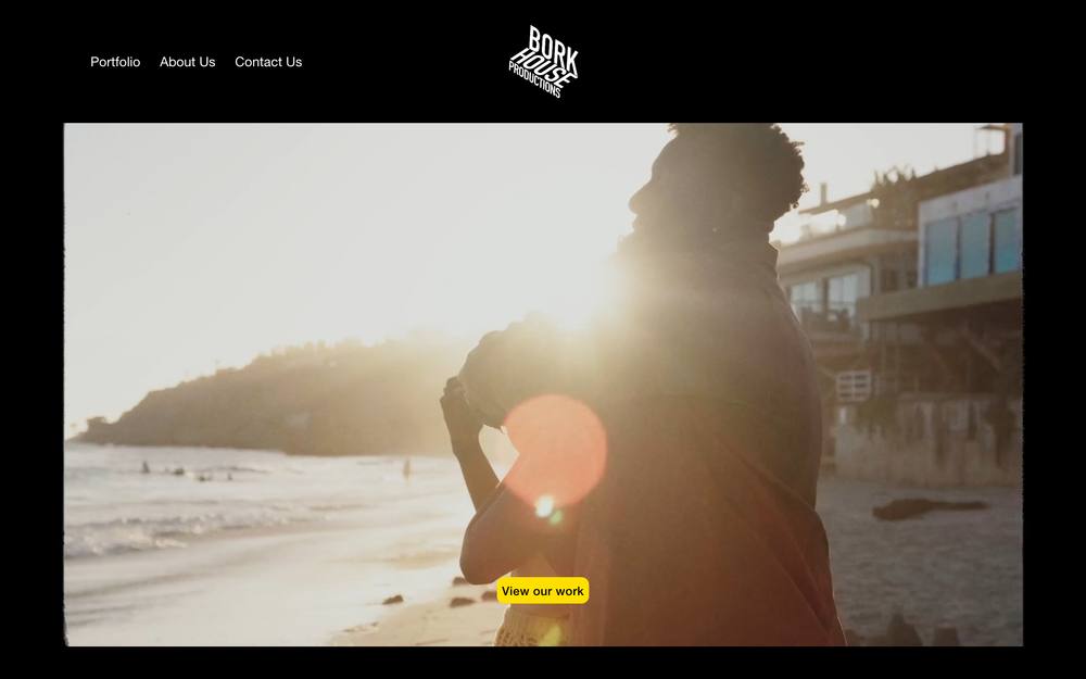 Bork House Productions, LLC website preview