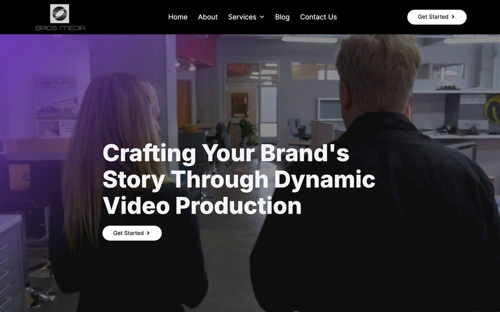 Brios Media website preview