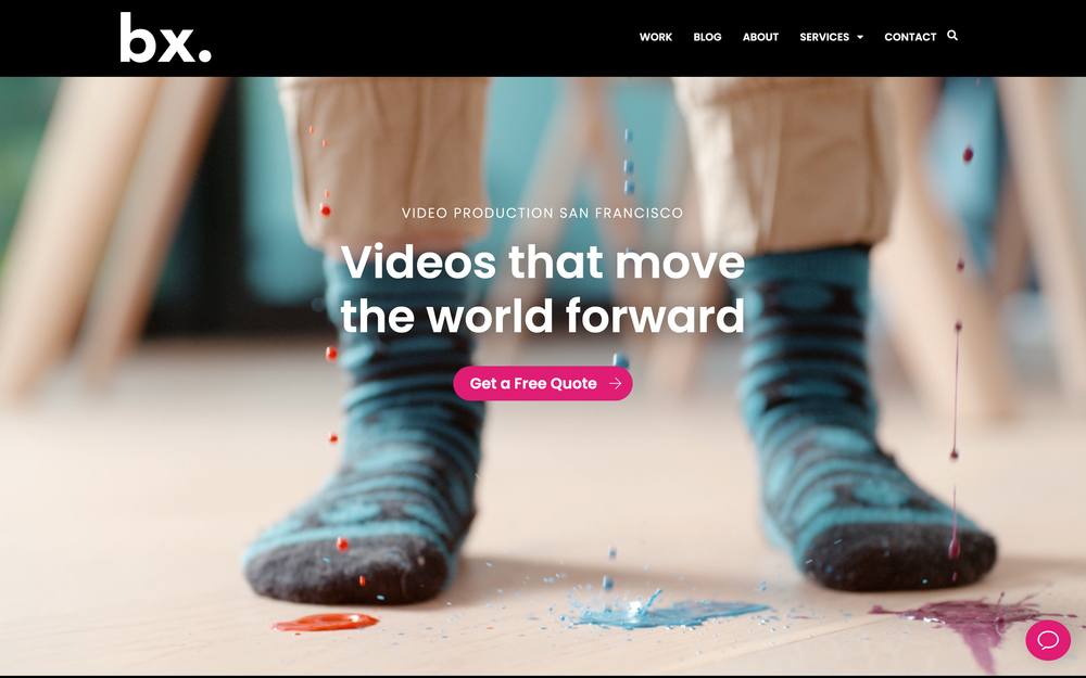 BX Films, LLC website preview