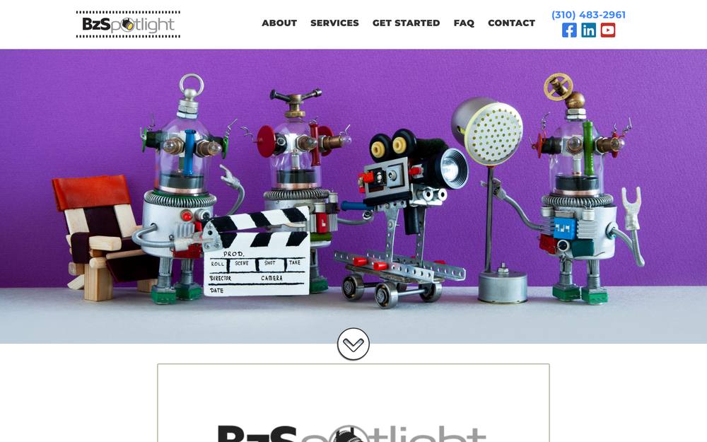 BzSpotlight website preview
