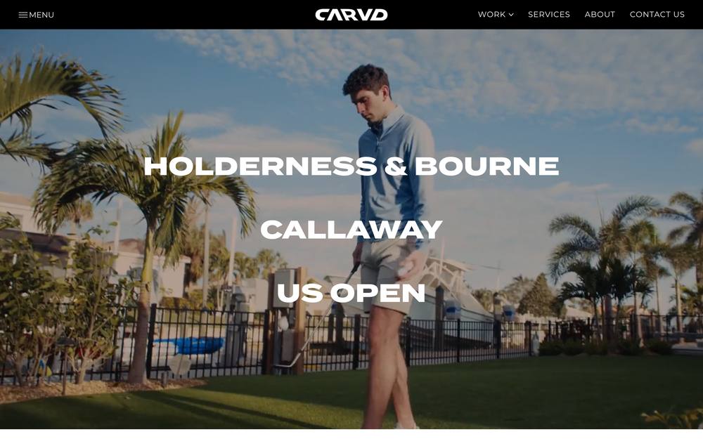 Carvd Studios | Creative Agency website preview