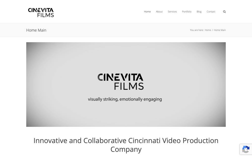 Cinevita Films website preview