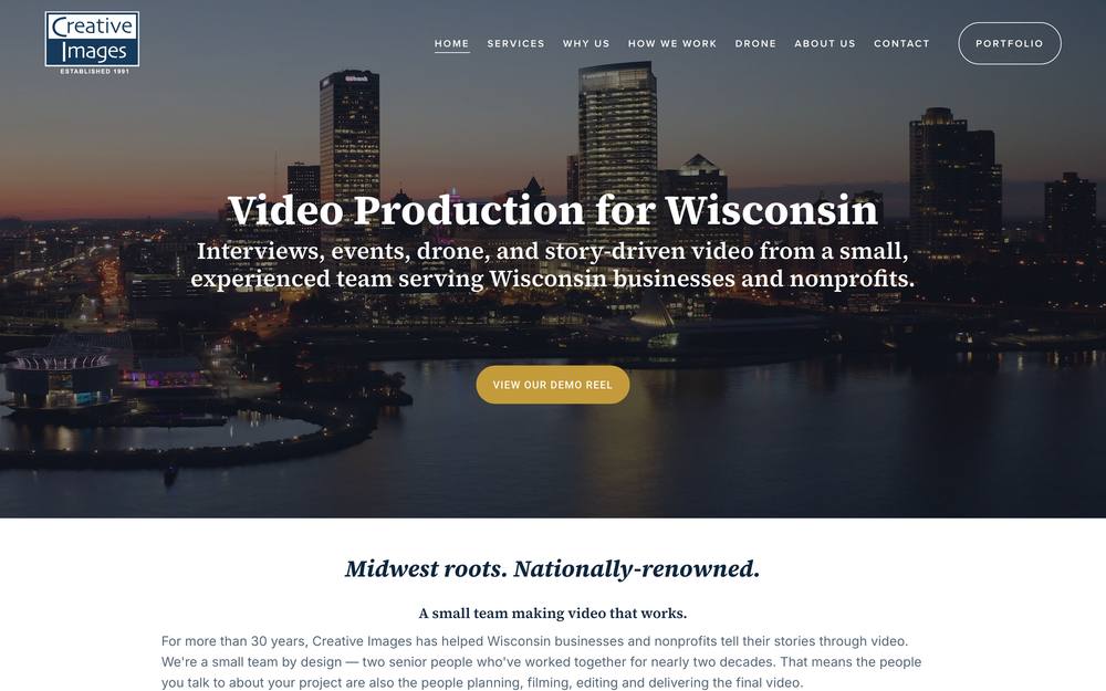 Creative Images LLC website preview