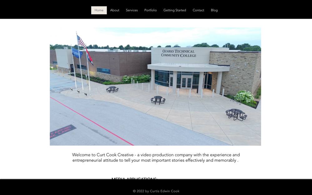 Curt Cook Creative LLC website preview