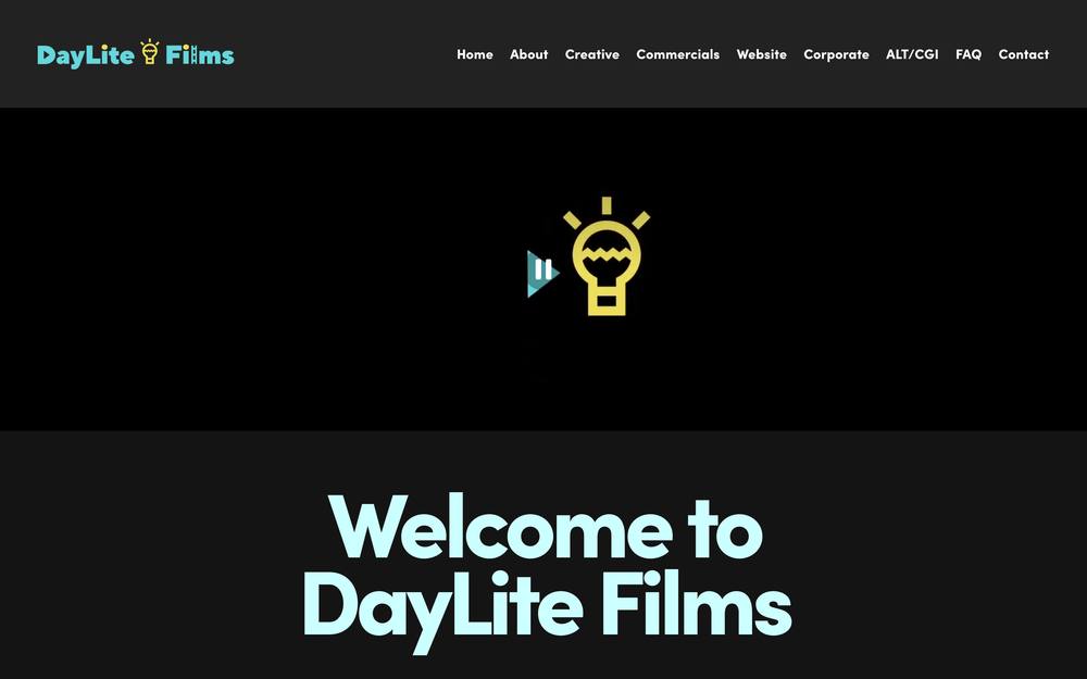 DayLite Films website preview