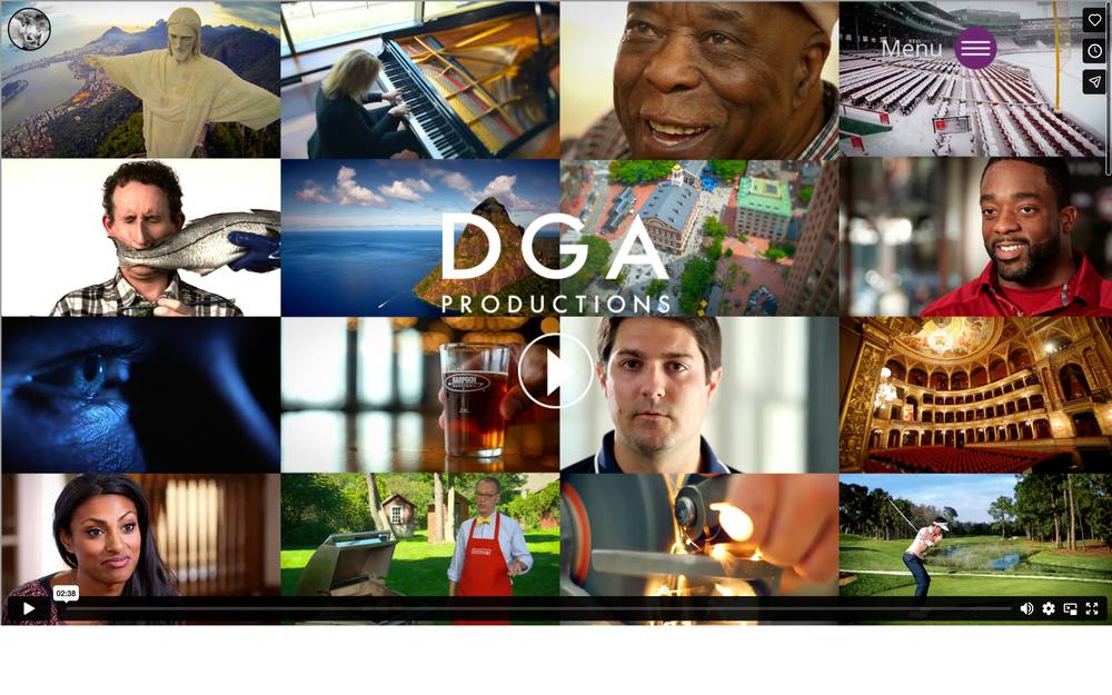 DGA Productions, Inc. website preview