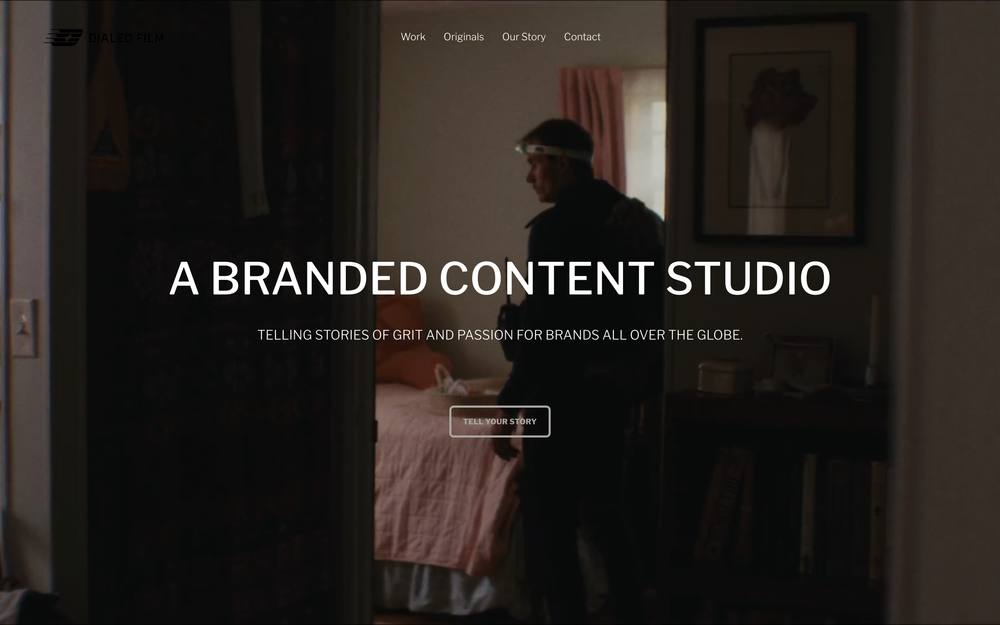 Dialed Film website preview