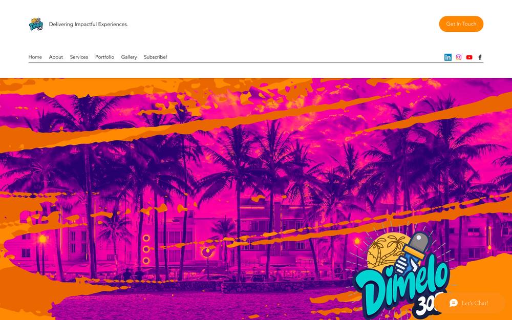Dimelo305 website preview