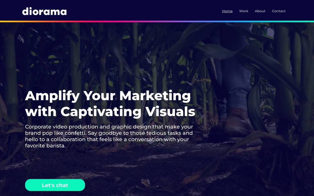 Diorama Studios website preview
