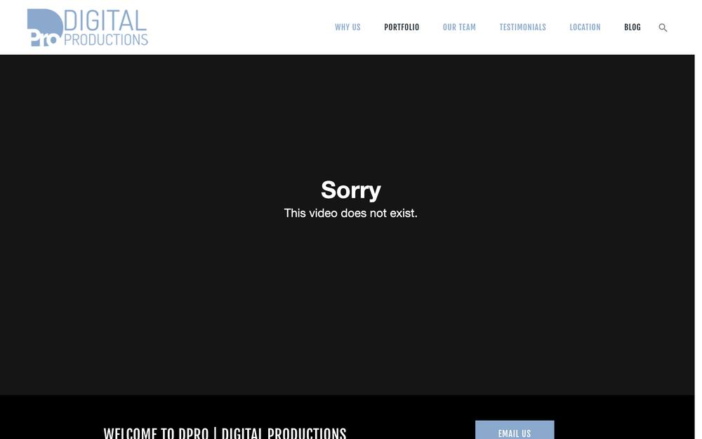 DPro (Digital Productions) website preview