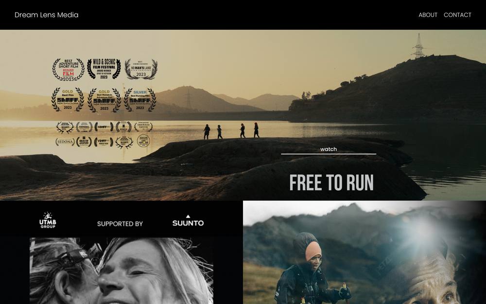Dream Lens Media website preview