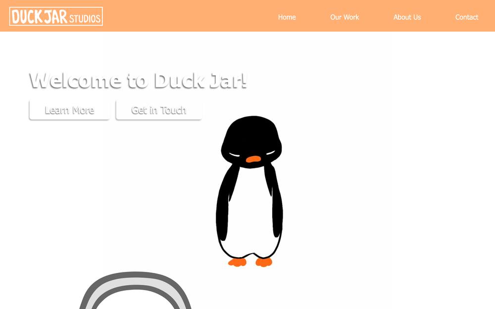 Duck Jar Studios website preview