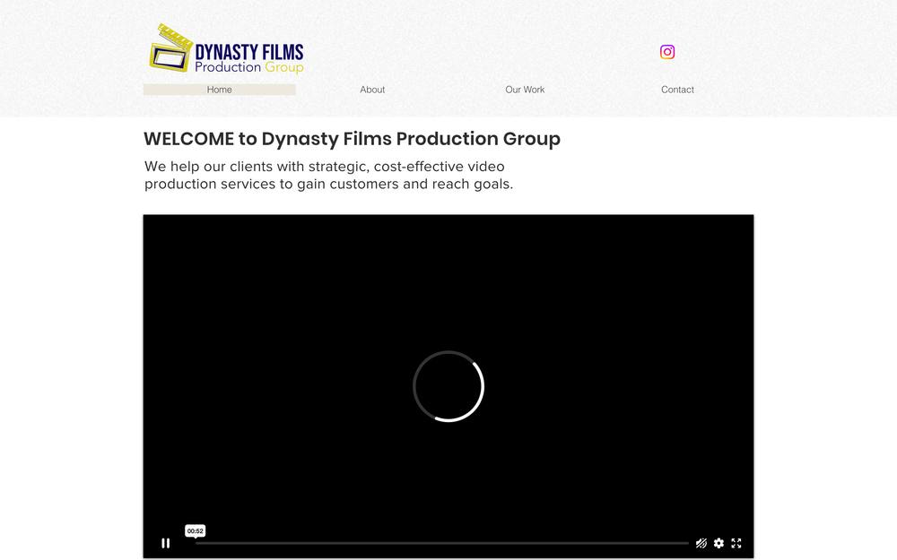 Dynasty Films Production Group website preview