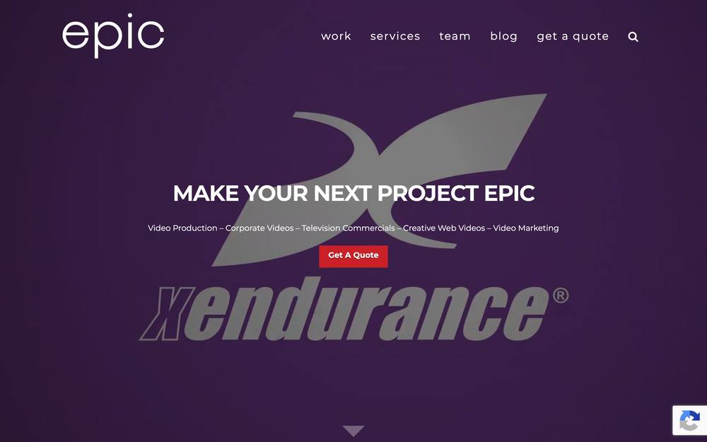 Epic Productions, LLC website preview
